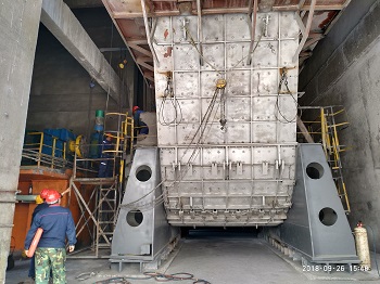 錘式破碎機軸承位磨損在線修復步驟