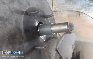 索雷工業(yè)在線修復提升絞籠軸承位磨