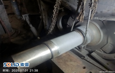 現(xiàn)場快速修復(fù)碎煤機軸承位磨損不要